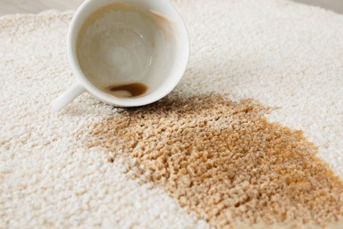 Coffee spilled on rug | Ronnie's Carpets & Flooring