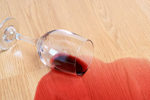 Red wine spilled on floor | Ronnie's Carpets & Flooring