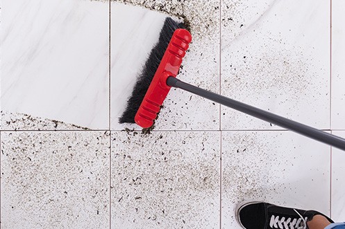 Tile Dry Mess cleaning | Ronnie's Carpets & Flooring