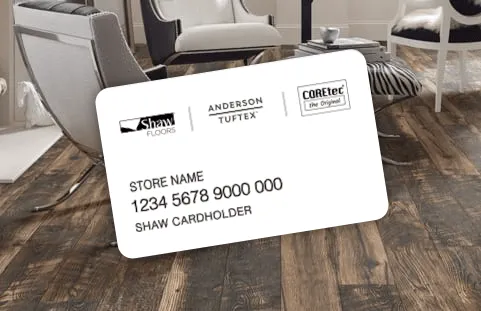 Financing-Image Financing Card | Ronnie's Carpets & Flooring