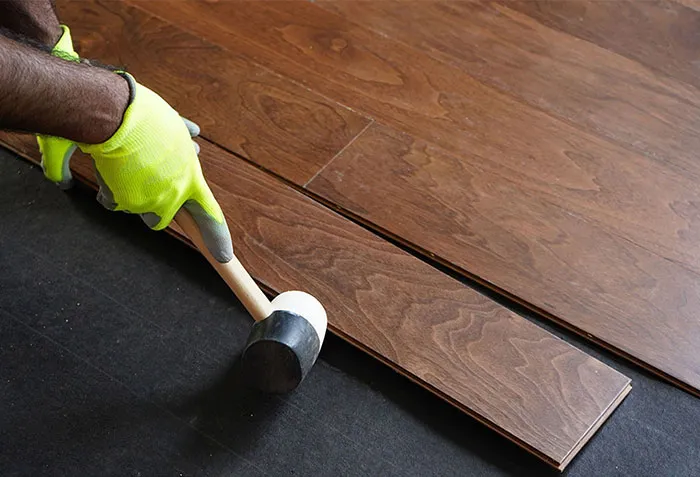 Hardwood-installation-img-during Hardwood Installation | Ronnie's Carpets & Flooring