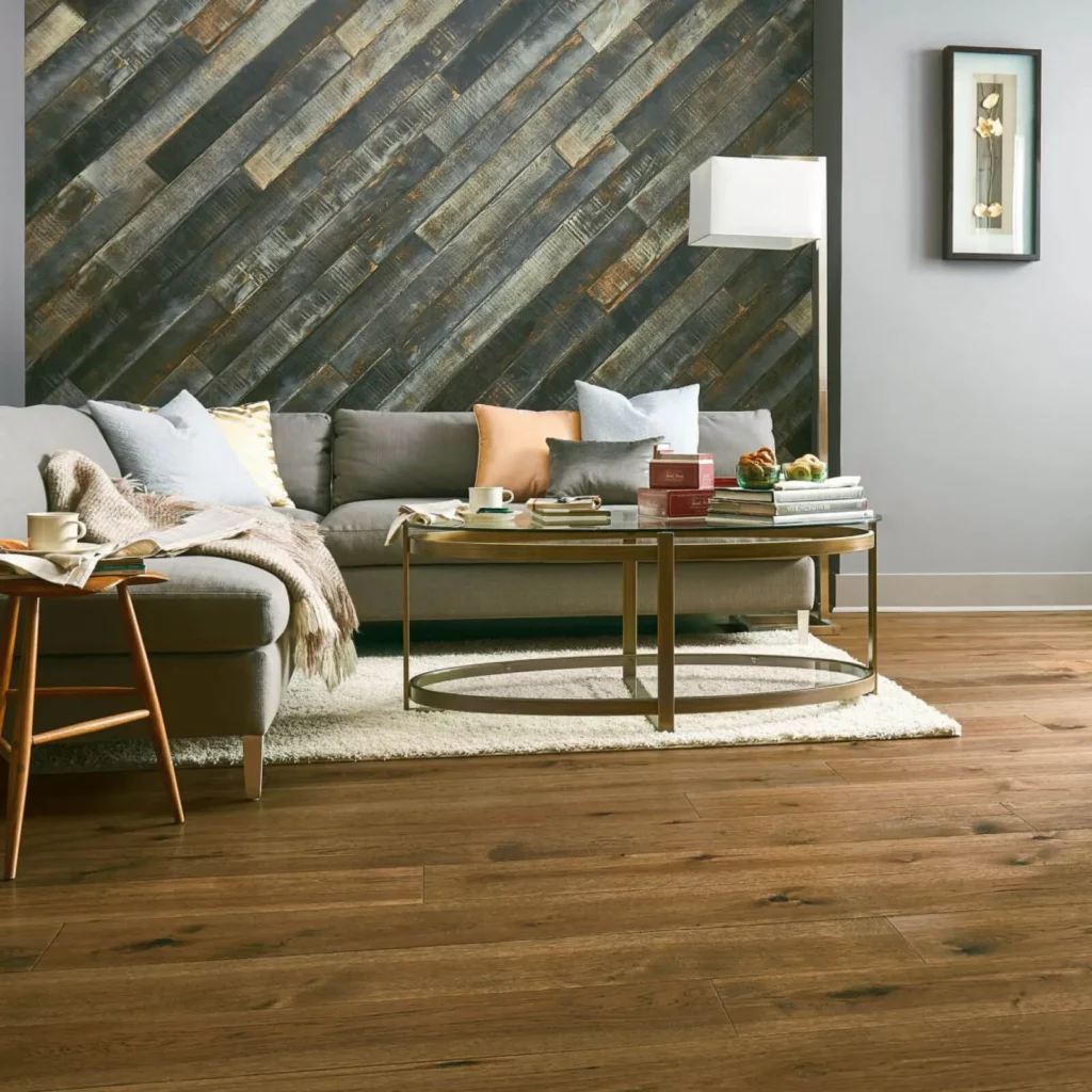 Living Room Hardwood Flooring | Ronnie's Carpets & Flooring