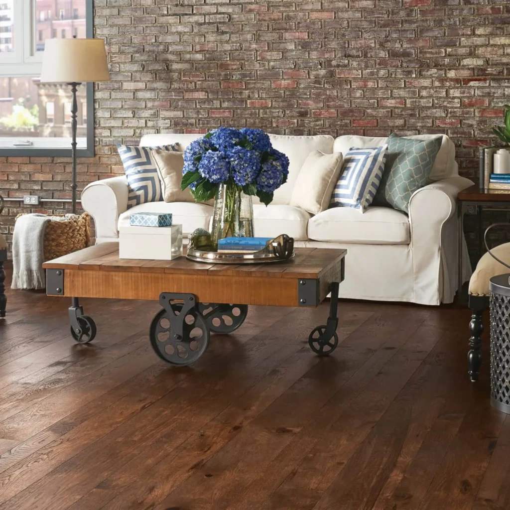 Living Room Hardwood Flooring | Ronnie's Carpets & Flooring