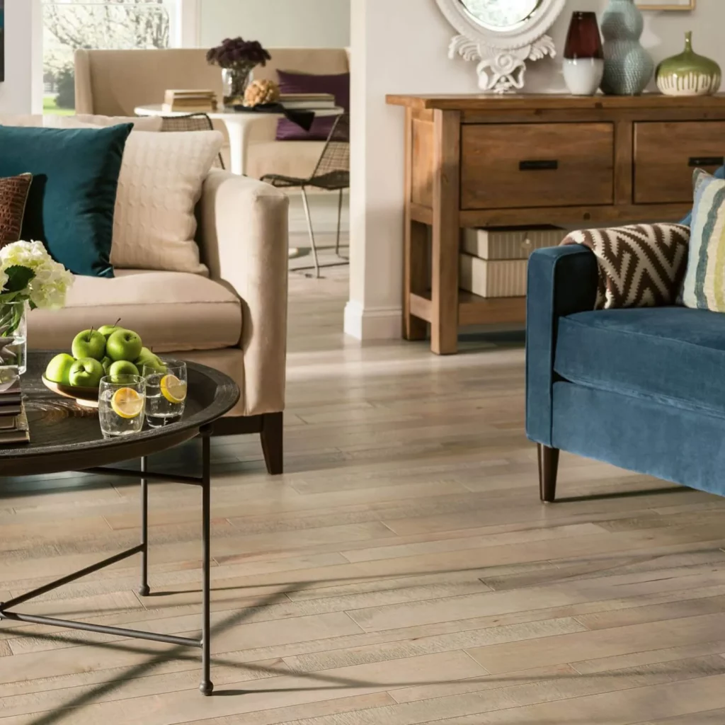 Living Room Hardwood Flooring | Ronnie's Carpets & Flooring